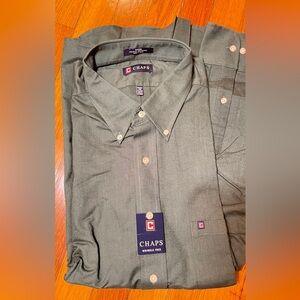 Chaps Men's Olive Button Down Shirt